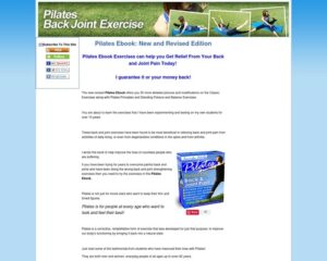 Pilates E-book -Pilates Relief for Back and Joint Soreness