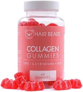 Hair Bears Collagen Gummies with Natural and organic Hemp | Hair, Pores and skin, and Nail Nutritional vitamins with Anti-Getting old Advantages