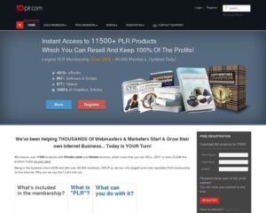 12590+ PLR Products! Join free PLR membership and download latest products with resell, master resale and private label rights.